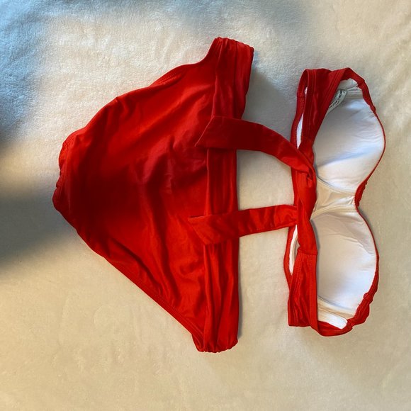 Red and Roses Bikini - Picture 2 of 2